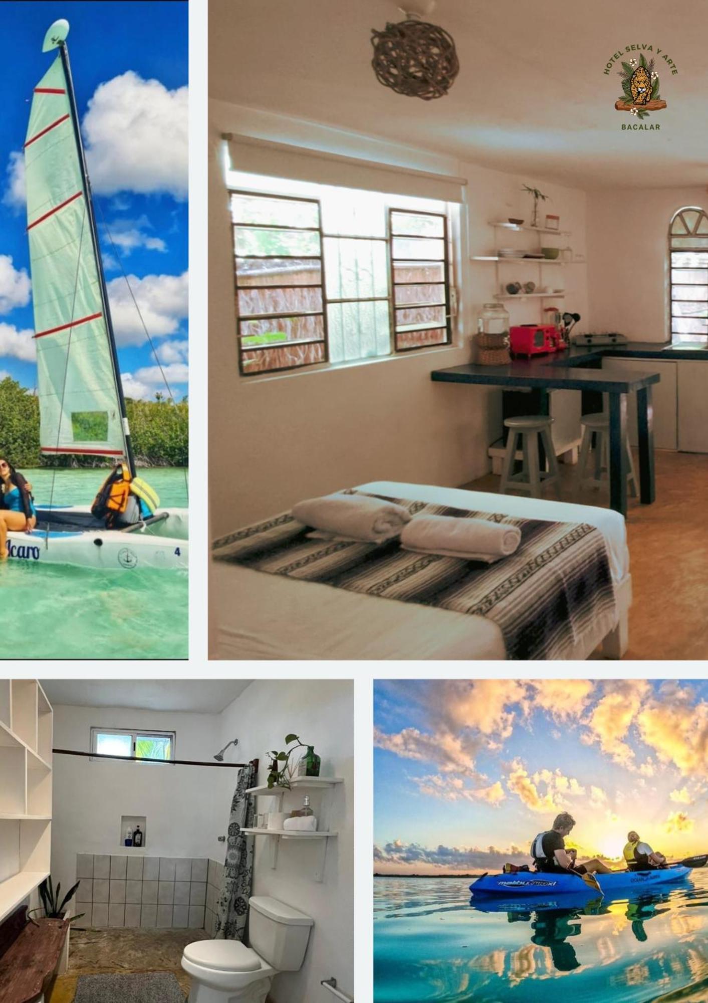Casa Arte Y Selva Bacalar - Free Bikes & Kayyaks Hotel Exterior foto